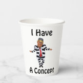 Ich habe ein Konzept Papier Cup Pappbecher (Rückseite)