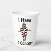 Ich habe ein Konzept Papier Cup Pappbecher (Vorderseite)