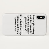 Ich habe ein Mädchen Gesimst Case-Mate iPhone Hülle (Rückseite (Horizontal))