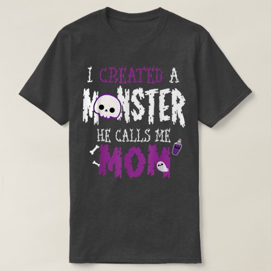 Ich habe ein Monster-Halloween-Kostüm-T-Shirt für  T-Shirt (Design vorne)