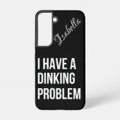 Ich habe ein Problem mit dem Essen | Funny Pickleb Samsung Galaxy Hülle (Rückseite)