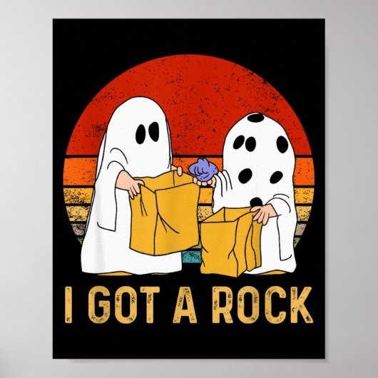 Ich habe ein Rock-Shirt Halloween-Süßigkeiten oder Poster (Vorne)