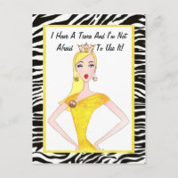 Ich habe ein Tiara und ich habe keine Angst, es zu