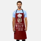 Ich habe ein Tutorial Video Funny & Custom Foto ge Schürze (Getragen)