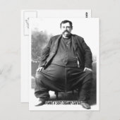 Ich habe ein weiches Creamecenter ~ Fett Karneval Postkarte (Vorne/Hinten)