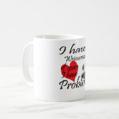 Ich habe ein Weimaraner, selbstverständlich, das Kaffeetasse (Vorderseite Links)