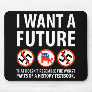Ich habe ein zukünftiges Antifaschismus-Design Gew Mousepad