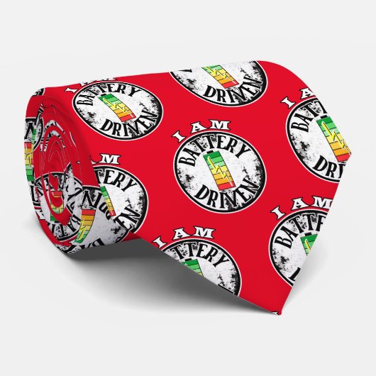 Ich habe eine batteriebetriebene Krawatte (Gerollt)