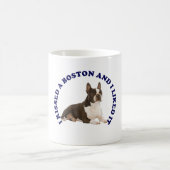 Ich habe eine Boston Terrier geküsst Kaffeetasse (Mittel)