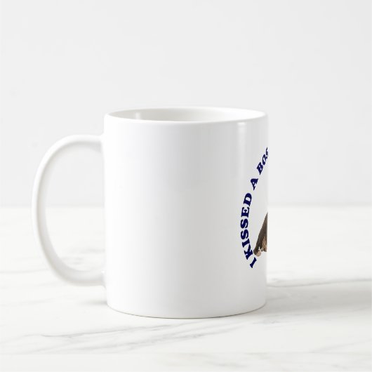 Ich habe eine Boston Terrier geküsst Kaffeetasse (Links)