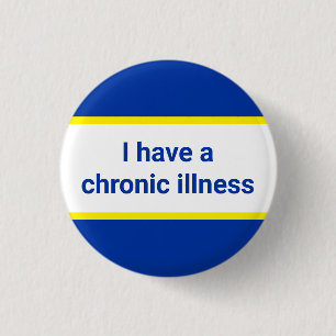 ich habe eine chronische Krankheit Button