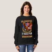 Ich habe eine Demon-Zuhause Ptsd Sweatshirt (Vorne ganz)