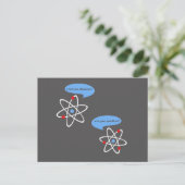 Ich habe eine Elektronenwissenschaft verloren Postkarte (Stehend Vorderseite)