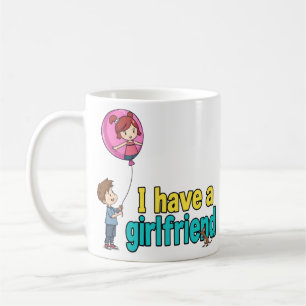 Ich habe eine Freundin Kaffeetasse