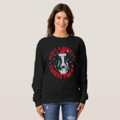 Ich habe eine frohe Weihnachtskuh Sweatshirt (Vorne ganz)