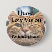Ich habe eine geringe Sehfähigkeit, Geduld bitte A Button (Vorderseite)