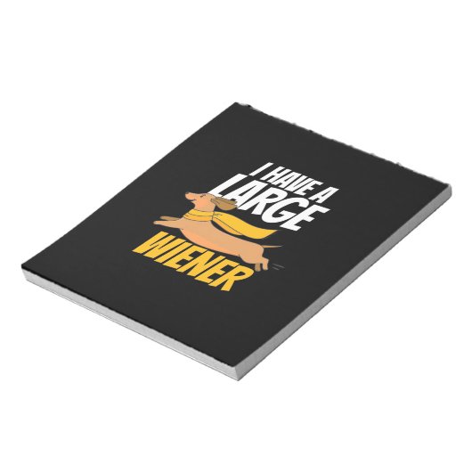 Ich habe eine große Dackel Notizblock (Rotiert)