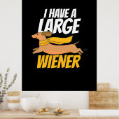 Ich habe eine große Dackel Poster (Küche)