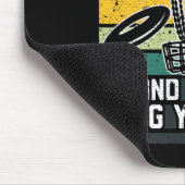 Ich habe eine große Scheibe und werde dich hart fü Mousepad (Ecke)