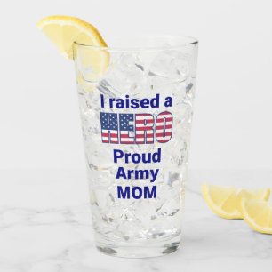 "Ich habe eine HERO-Mama der Proud-Armee erzogen Glas