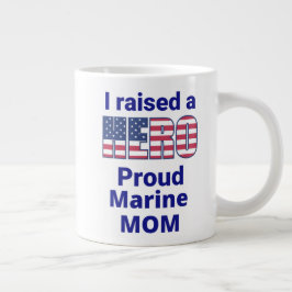 "Ich habe eine HERO, Proud MARINE MAMA!20 ml Jumbo-Tasse