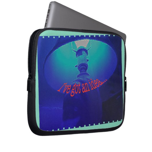 Ich habe eine Idee got... Laptopschutzhülle (Vorne Rechts)