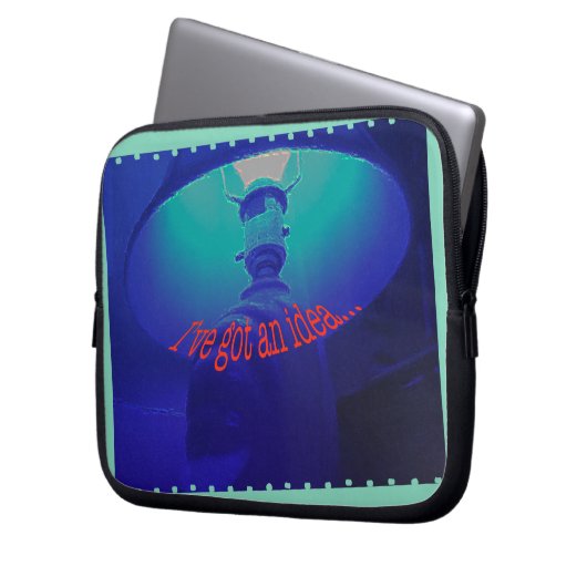 Ich habe eine Idee got... Laptopschutzhülle (Vorderseite Links)