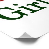 Ich habe eine italienische Freundin Gewollt Poster (Ecke)