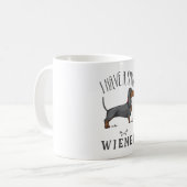 Ich habe eine kleine Dackel Kaffeetasse (Vorderseite Links)
