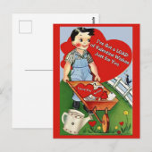 Ich habe eine Last von Valentinischen Wünschen nur Postkarte (Vorne/Hinten)