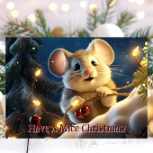 Ich habe eine Mäuse Weihnachten Niedlichen Maus