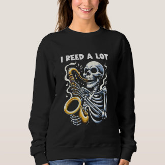 Ich habe eine Menge Sachophonist und Saxophon gele Sweatshirt