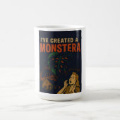 Ich habe eine Monstera Retro-Horror-Pflanze erscha Kaffeetasse (Mittel)