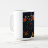Ich habe eine Monstera Retro-Horror-Pflanze erscha Kaffeetasse (Vorderseite Links)