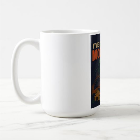 Ich habe eine Monstera Retro-Horror-Pflanze erscha Kaffeetasse (Links)