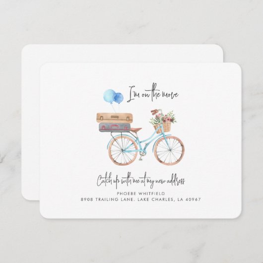 Ich habe eine neue Ankündigung zum Umziehen von Ad (Vorne/Hinten)