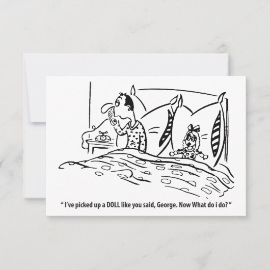 Ich habe eine Puppe abgeholt, wie du gesagt hast, Save The Date (Vorderseite)