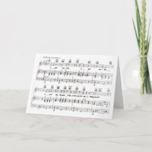 Ich habe eine Rhythmuskarte got Karte