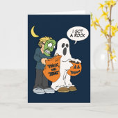 Ich habe eine Rock Halloween-Karte Got Karte (Gelbe Blume)