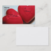 Ich habe eine ScheidungsHerz-Visitenkarte Gewollt Visitenkarte (Vorne/Hinten)