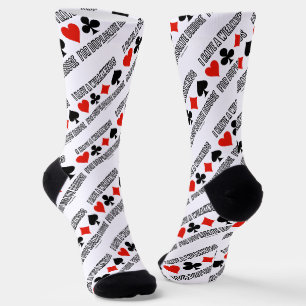 Ich habe eine Schwäche für Duplicate Bridge Socken