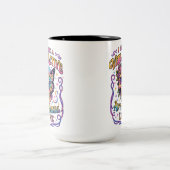 Ich habe eine sehr aktive... zweifarbige tasse (Mittel)