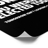 Ich habe eine selektive Anhörung Poster (Ecke)