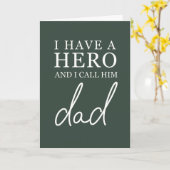 Ich habe eine Tageskarte für Heldenväter Karte (Gelbe Blume)