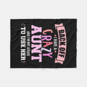 Ich habe eine Tante Fleecedecke (Vorderseite (Horizontal))