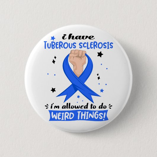 Ich habe eine tödliche Sklerose, die mir erlaubt i Button (Vorderseite)