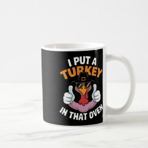 Ich habe eine Türkei in diesen obigen, schwangeren Kaffeetasse