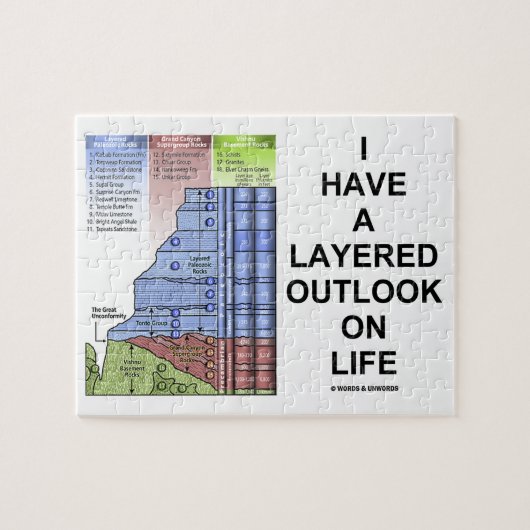 Ich habe eine überlagerte Aussicht auf dem Leben Puzzle (Horizontal)