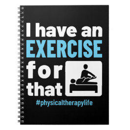 Ich habe eine Übung für diese physikalische Therap Notizblock