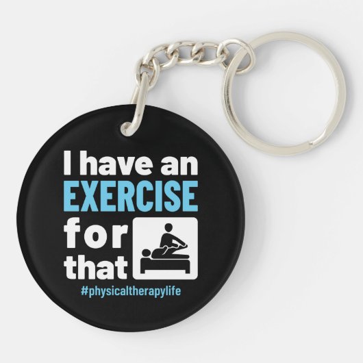 Ich habe eine Übung für diese physikalische Therap Schlüsselanhänger (Rückseite)